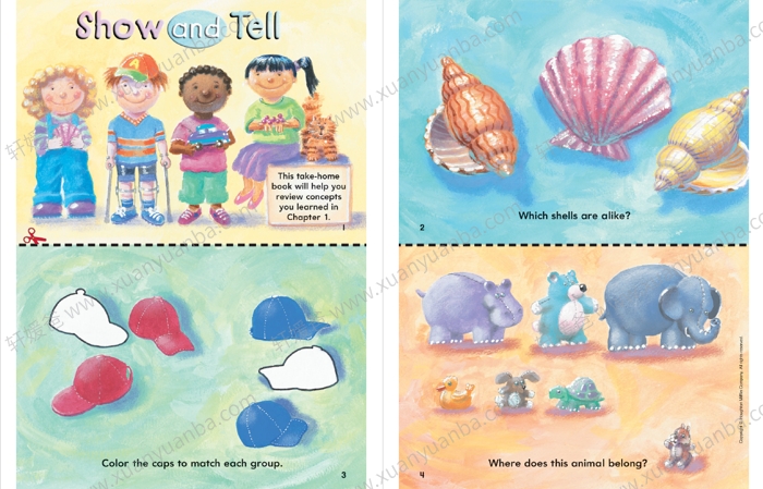 《Houghton Mifflin Math GK-G6》美国加州教材7级+3阅读绘本 PDF 百度云网盘下载