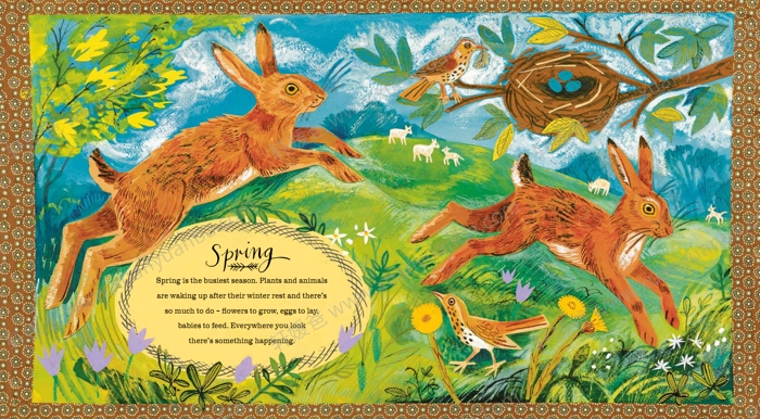 《关于自然的第一本书》自然科普百科绘本保护环境儿童英语启蒙图画 百度云网盘下载