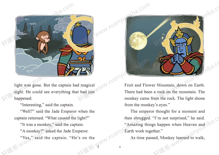 《 Journey to the West》西游记英文版动画AVI+MP4视频+MP3音频+高清绘本PDF 百度云网盘下载