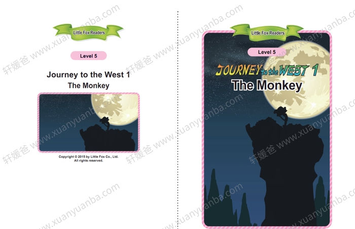 《 Journey to the West》西游记英文版动画AVI+MP4视频+MP3音频+高清绘本PDF 百度云网盘下载