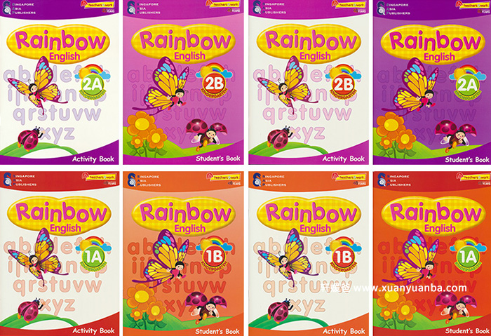 《SAP Rainbow 新加坡彩虹练习册》幼小阶段数学英语科学PDF 百度云网盘下载