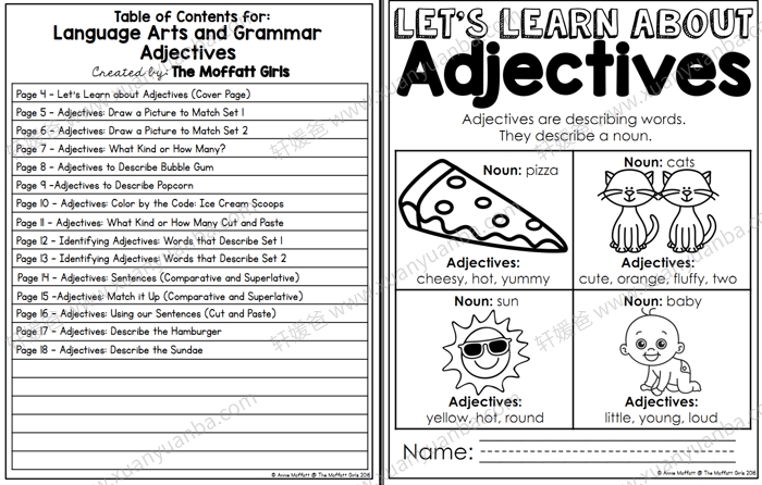《1st Grade Language Arts and Grammar MEGA Bundle》1年级英语语言艺术和语法练习册22本 PDF百度云网盘下载