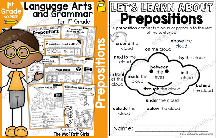 《Language Arts and Grammar2级》TPT超1500页初级+进阶英语语法含答案 PDF百度云网盘下载