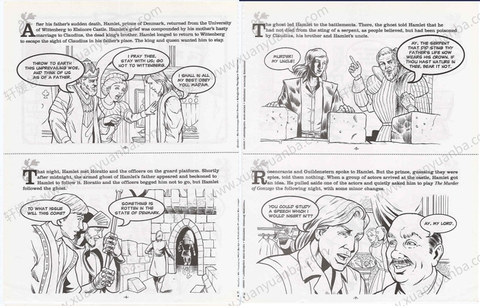 《Shakespeare Mini Books》莎士比亚迷你口袋漫画书+视频动画 PDF百度网盘下载