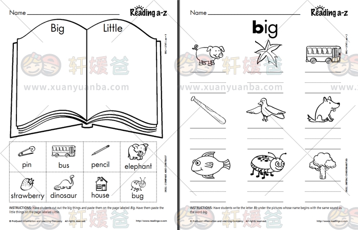 《美国RAZ分级绘本阅读读物》A-Z全部级别+有声PDF+音频+练习册+教案全部资源 百度云网盘下载
