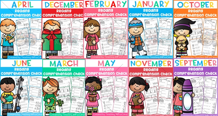 《Reading Comprehension Check》1-10月阅读理解连线练习纸 PDF 百度云网盘下载