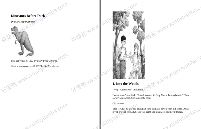 《Magic Tree House》神奇树屋神奇书屋 52本配PDF+MOBI+MP3音频 百度云网盘下载