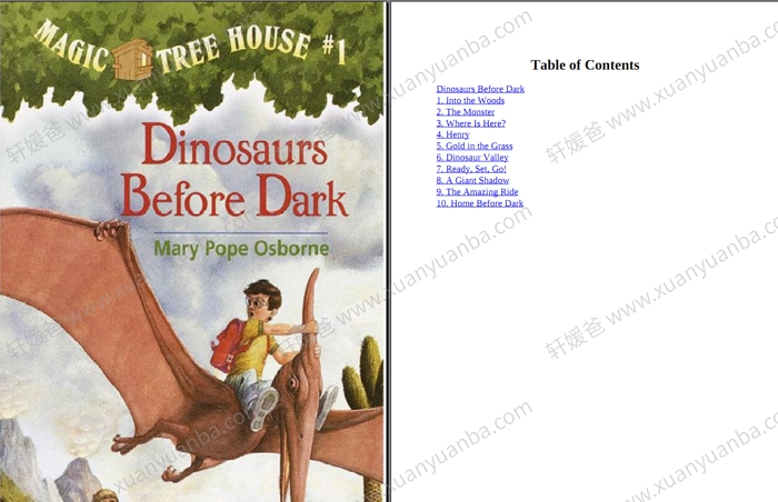 《Magic Tree House》神奇树屋神奇书屋 52本配PDF+MOBI+MP3音频 百度云网盘下载