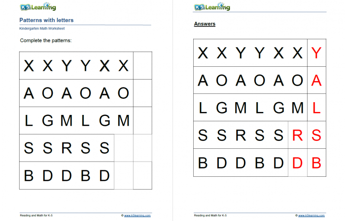 《K5 learning kindergarten worksheets》幼儿园英文数学练习纸 PDF百度网盘下载