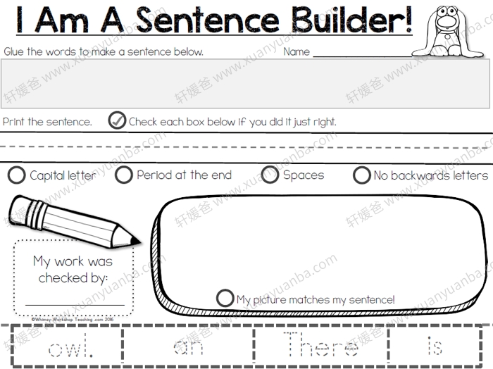 《Sentence Building 1-3》句子书写专项练习 PDF百度云网盘下载