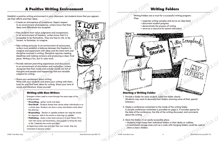 《How to Write A Story 4册》关于如何写一个故事写作练习册系列 PDF百度网盘下载