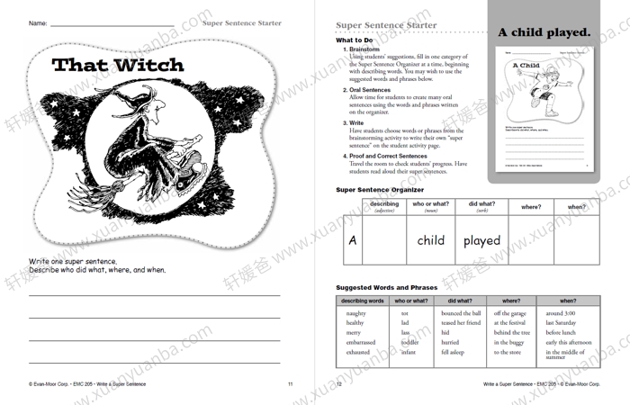 《How to Write A Story 4册》关于如何写一个故事写作练习册系列 PDF百度网盘下载