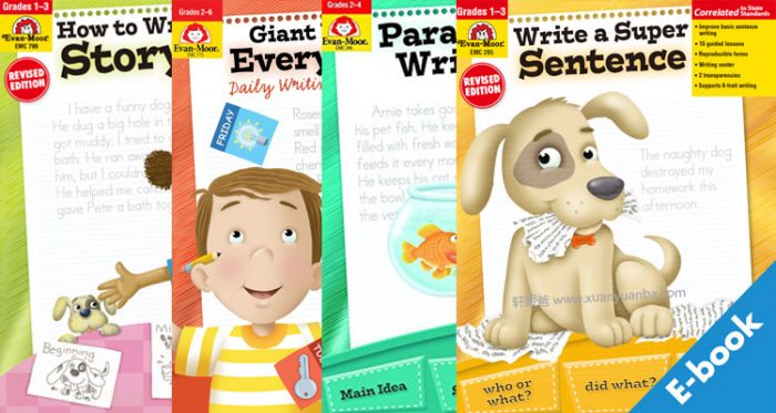 《How to Write A Story 4册》关于如何写一个故事写作练习册系列 PDF百度网盘下载