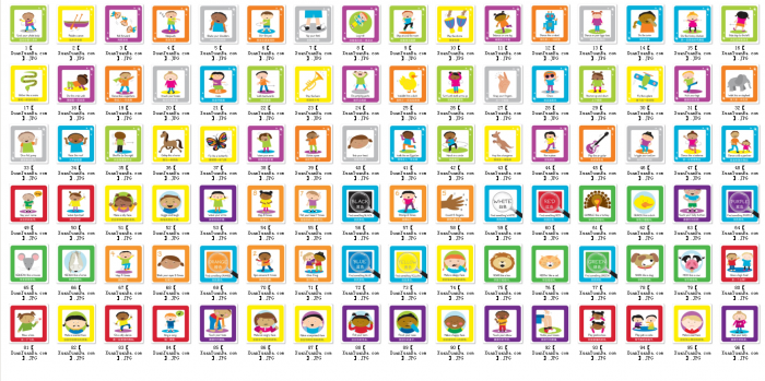 《TPR童谣课堂视频+96张闪卡》儿童英语启蒙教具律动卡片+实景课堂趣味视频 百度网盘下载