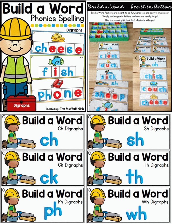 《Build a word拼读练习单词》六册自然拼读英文启蒙教材PDF 百度云网盘下载