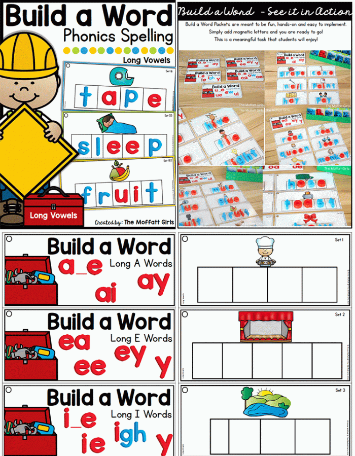 《Build a word拼读练习单词》六册自然拼读英文启蒙教材PDF 百度云网盘下载