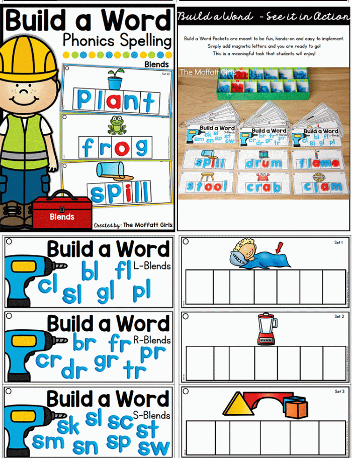 《Build a word拼读练习单词》六册自然拼读英文启蒙教材PDF 百度云网盘下载