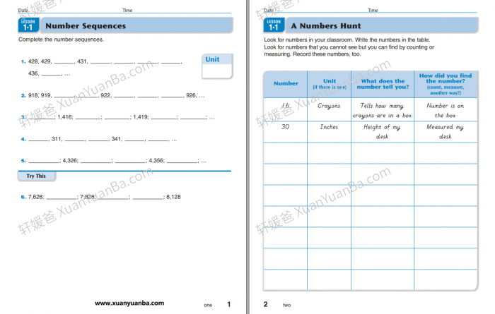 《Everyday Mathematics G1-G6》加州数学小学教材1-6含答案共12册PDF 百度云网盘下载