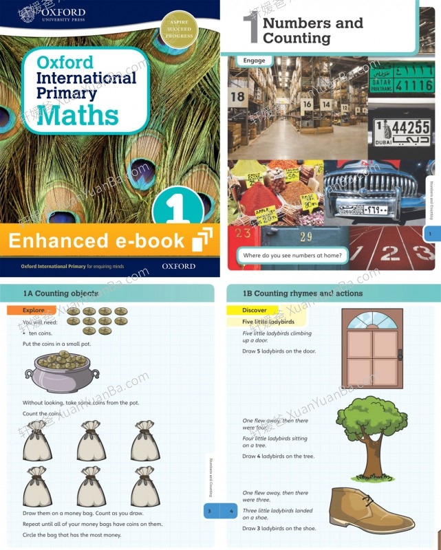 《International Primary Maths》牛津国际小学数学教材音频视频高清PDF百度云网盘下载