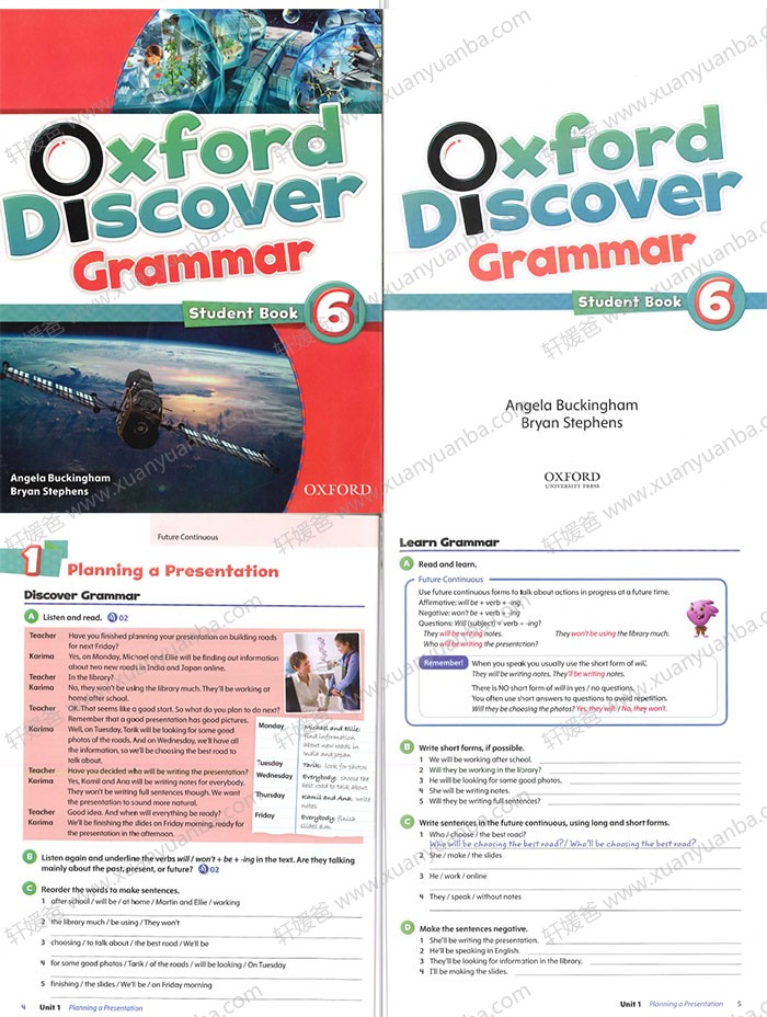 《Oxford Discover Grammar G1-G6》牛津英语语法教材第一版 PDF 百度云网盘下载