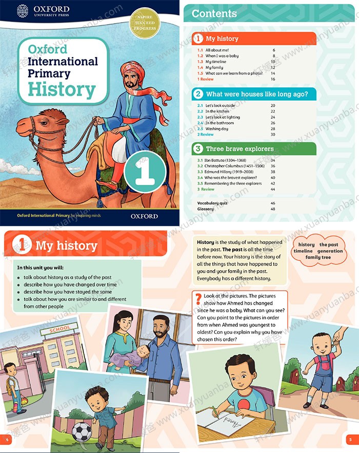 《International Primary History》牛津国际小学历史教材G1-G6 百度云网盘下载