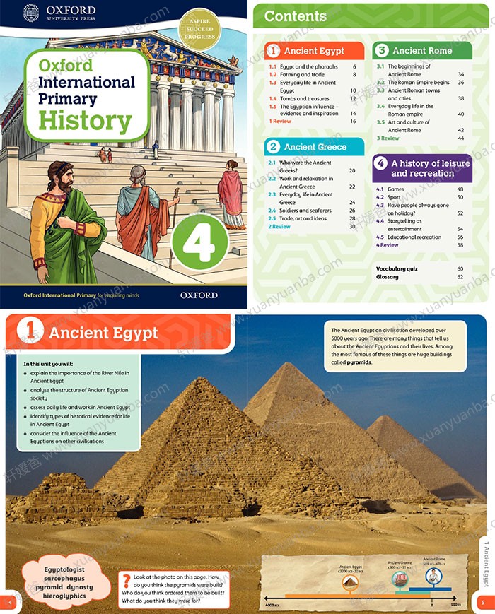 《International Primary History》牛津国际小学历史教材G1-G6 百度云网盘下载