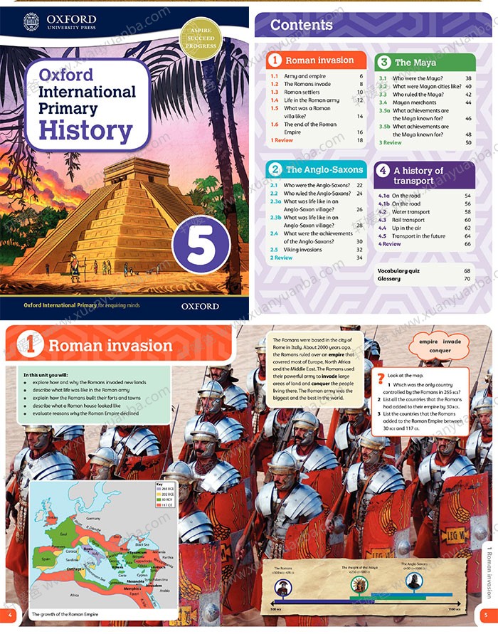 《International Primary History》牛津国际小学历史教材G1-G6 百度云网盘下载