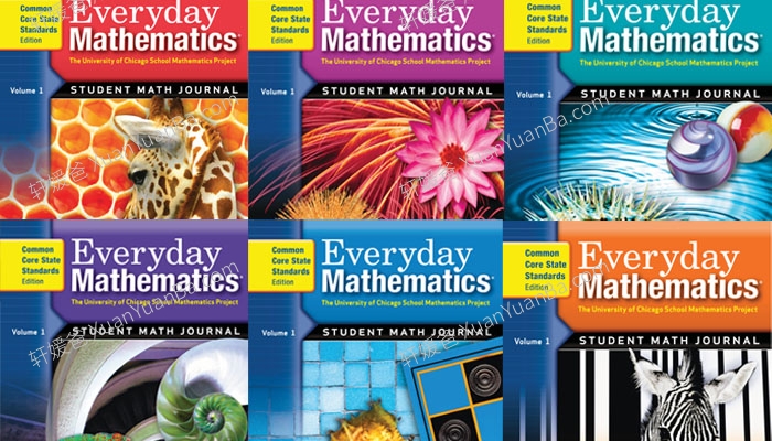 《Everyday Mathematics G1-G6》加州数学小学教材1-6含答案共12册PDF 百度云网盘下载