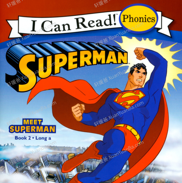 《Superman Phonics Fun》我会读超人系列幼儿英语自然拼读绘本PDF 百度网盘下载