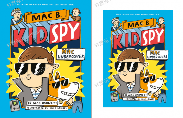 《Mac B, Kid Spy 》4册黑超特警队儿童间谍系列桥梁章节书PDF 百度云网盘下载