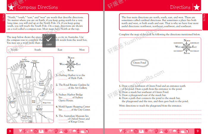《DK地理练习册》提高三年级学生的地理技能高清PDF 百度云网盘下载