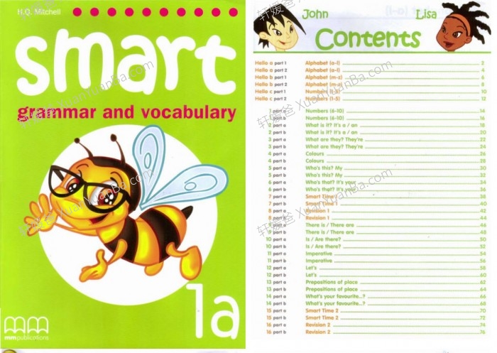 《Smart Grammar and Vocabulary》聪明儿童语法词汇1-6级音频+PDF 百度云网盘下载