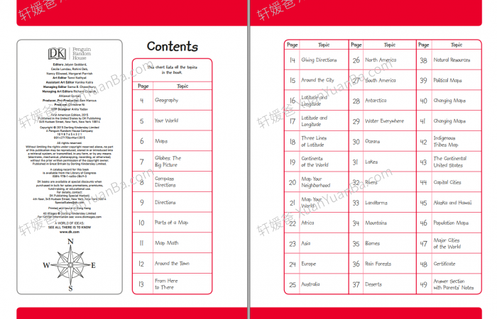 《DK地理练习册》提高三年级学生的地理技能高清PDF 百度云网盘下载