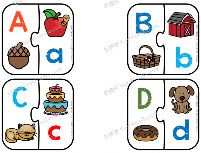 《ALPHABET CARD GAMESE》 字母学习英语资源包PDF 百度云网盘下载