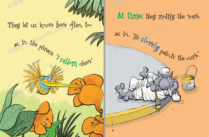 《Words Are Categorical》24册英语单词趣味漫画语法绘本PDF 百度云网盘下载