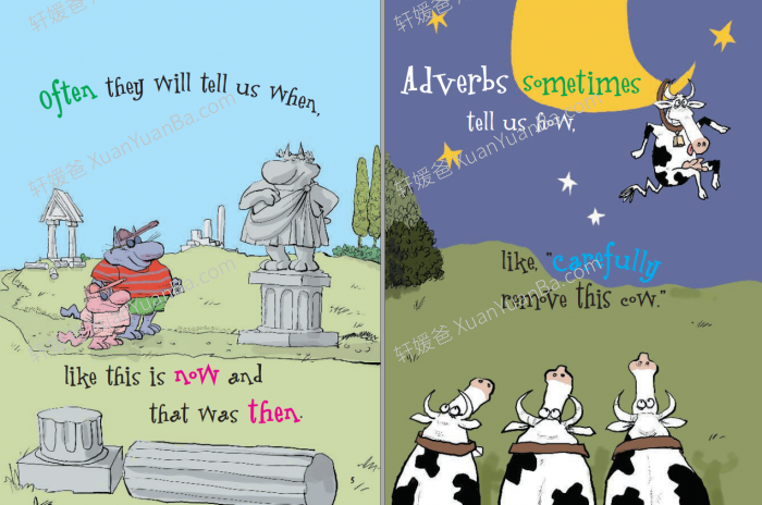 《Words Are Categorical》24册英语单词趣味漫画语法绘本PDF 百度云网盘下载