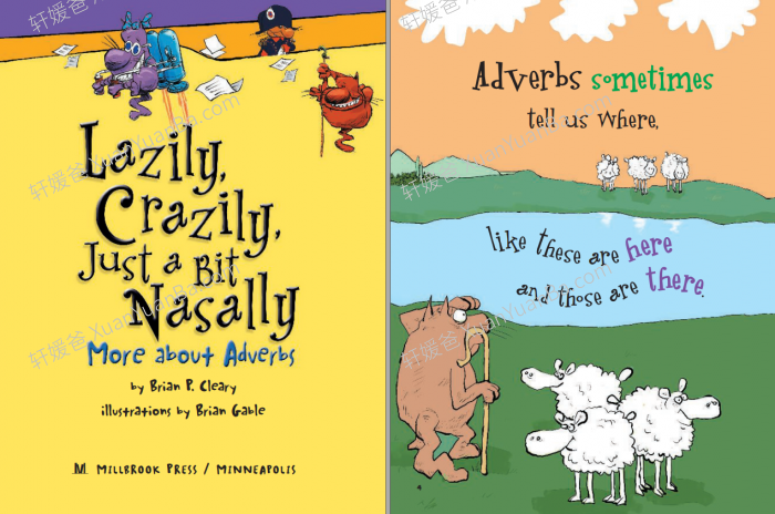 《Words Are Categorical》24册英语单词趣味漫画语法绘本PDF 百度云网盘下载