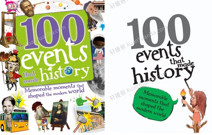 《100 in History》DK历史人物事事件发明5册儿童杂志PDF 百度云网盘下载