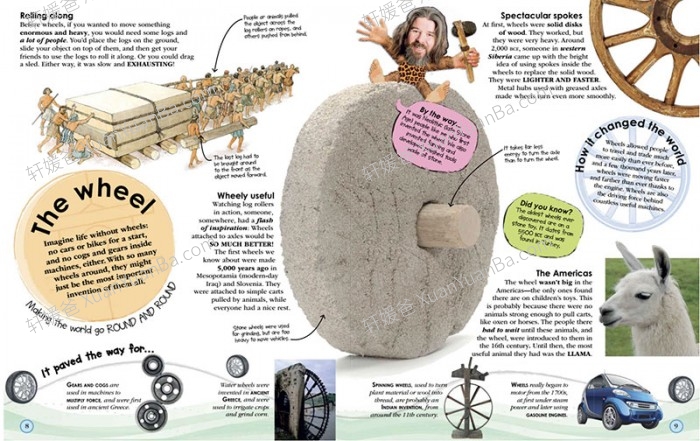 《100 in History》DK历史人物事事件发明5册儿童杂志PDF 百度云网盘下载