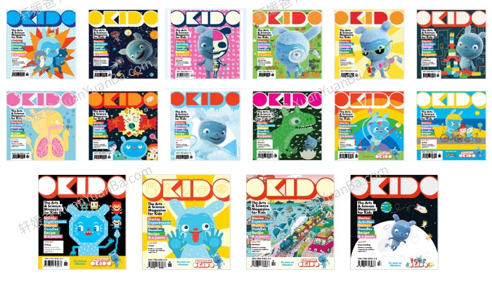 《OKIDO儿童杂志 2015-2019》儿童科普STEAM杂志PDF 百度云网盘下载