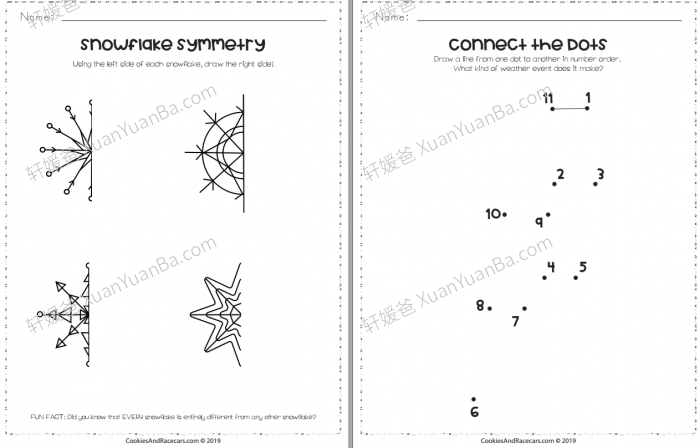 《Weather Worksheet》关于天气主题的英文练习纸合集8套PDF 百度云网盘下载