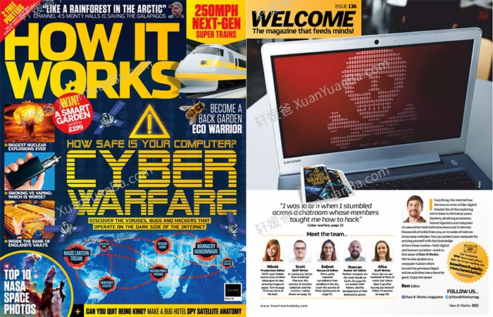 《How It Works 2014-2022杂志合集》青少年万物科普科学英语阅读杂志PDF 百度云网盘下载