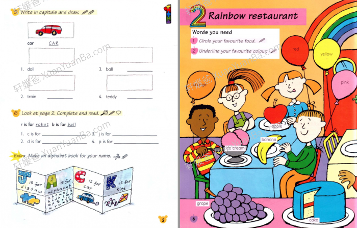 《Picture Grammar for Children》海尼曼少儿小学语法教材starter-1-4 PDF百度云网盘下载