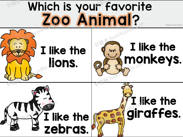 《Animals Preschool 》关动物的所有知识练习纸98页PDF 百度云网盘下载