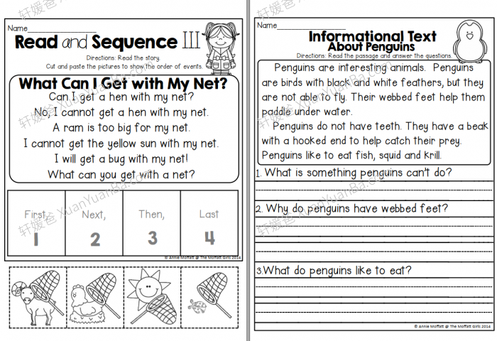 《Preschool Monthly NO PREP Packets》幼儿园学前综合练习册9套全PDF 百度网盘下载