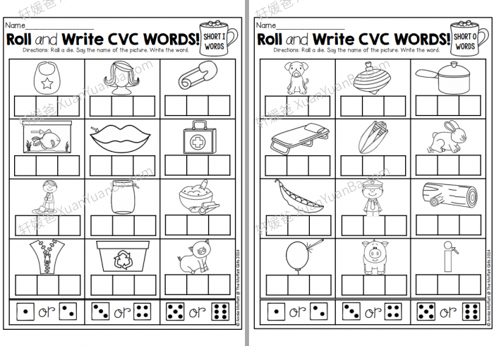 《Preschool Monthly NO PREP Packets》幼儿园学前综合练习册9套全PDF 百度网盘下载
