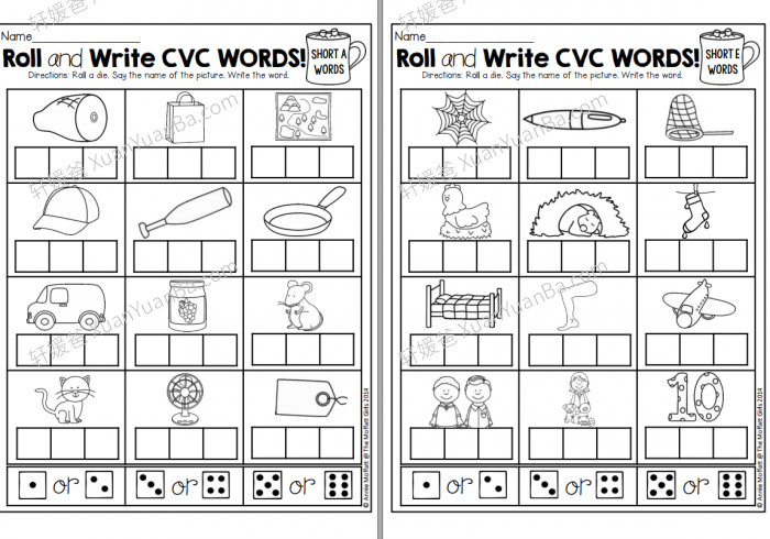 《Preschool Monthly NO PREP Packets》幼儿园学前综合练习册9套全PDF 百度网盘下载