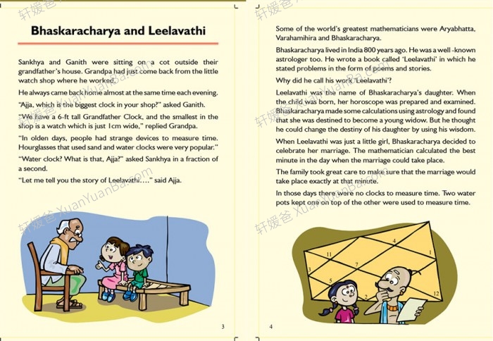 《Happy Maths 》快乐数学全4册通过英语小故事学习数学PDF 百度网盘下载