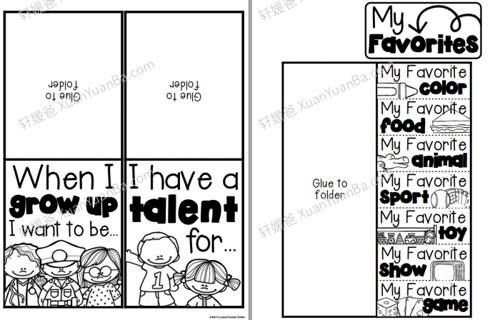 《Lapbook Mega Bundle》16套主题翻翻书安静书PDF 百度网盘下载