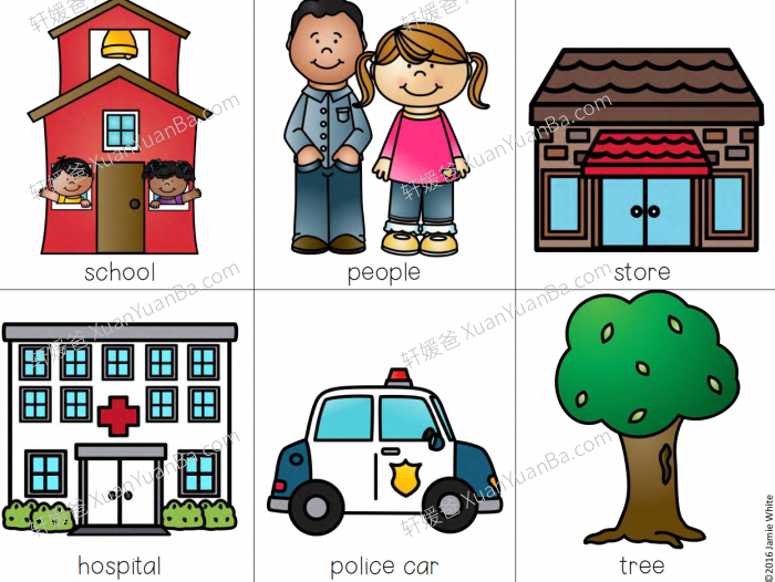 《Community Helpers》社区工作主题英语作业纸3-5岁启蒙英语 PDF百度网盘下载